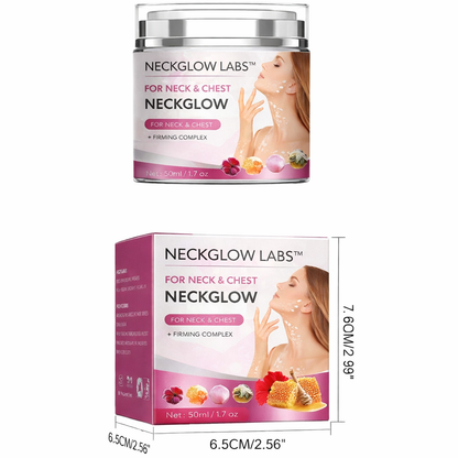 NECKGLOW LABS™ -Cuello y mandíbula con aspecto más firme en solo 60 segundos al día.