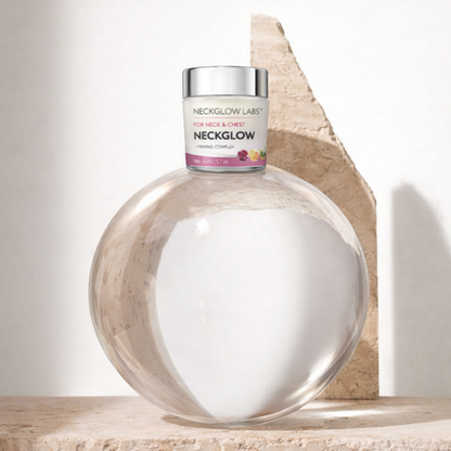 NECKGLOW LABS™ -Cuello y mandíbula con aspecto más firme en solo 60 segundos al día.
