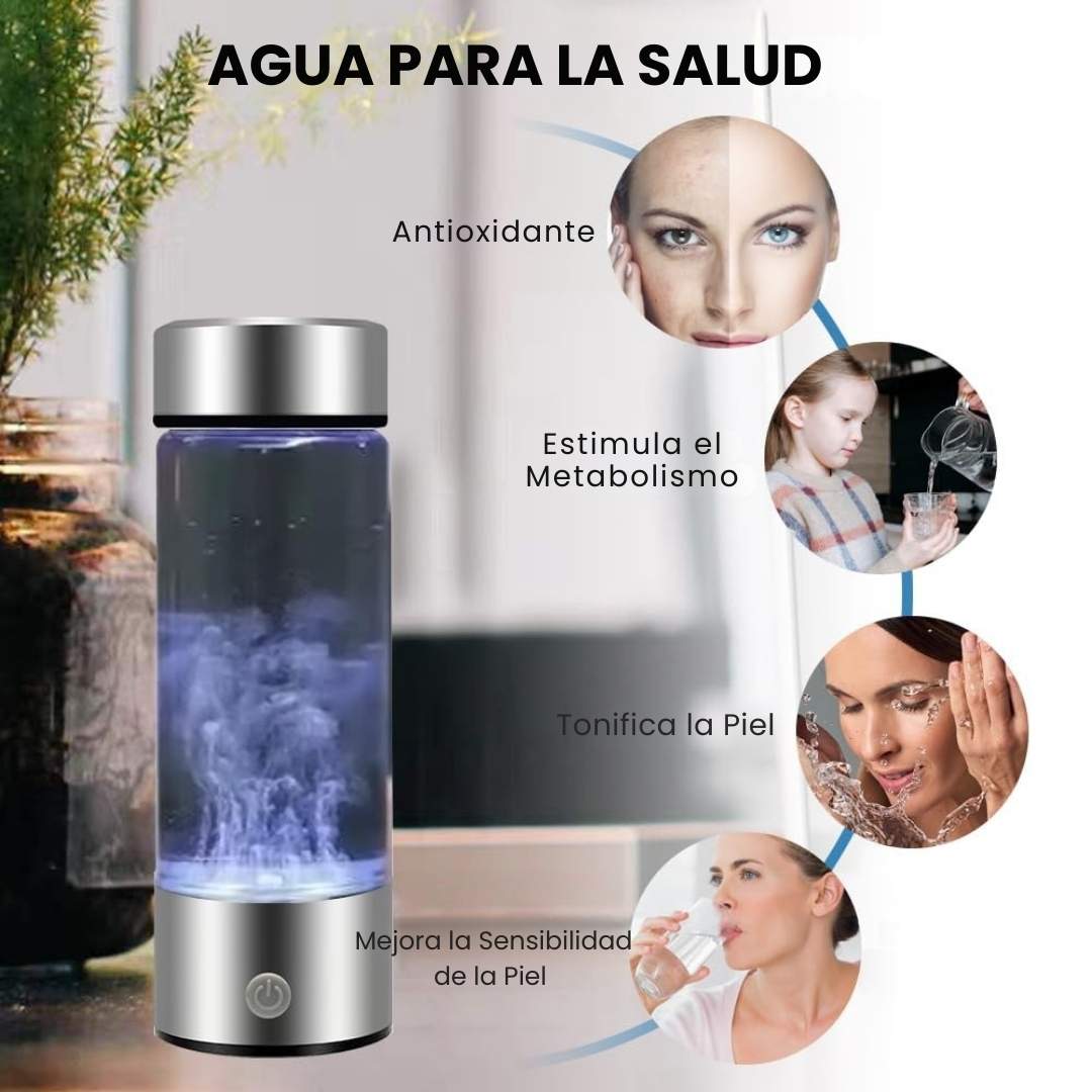 HIDROVITAL™️ 🌊 Botella de Agua Hidrogenada
